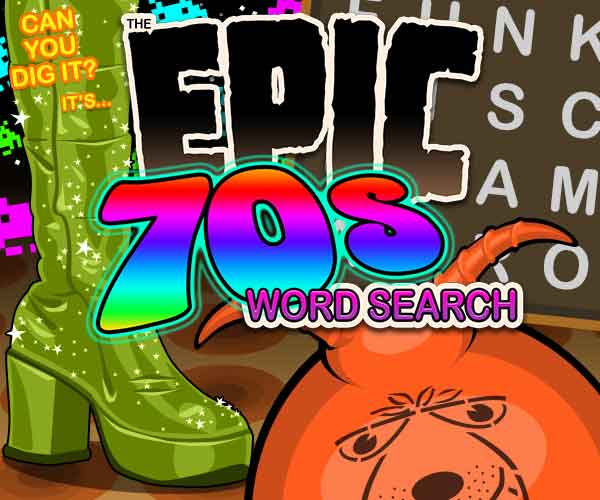 Epic 70s Word Search