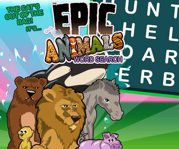Epic Animals Word Search