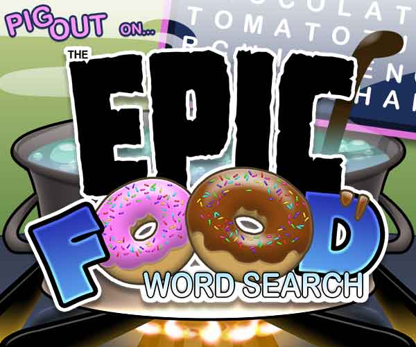 Epic Food Word Search