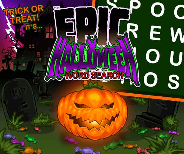 Epic Halloween Word Search