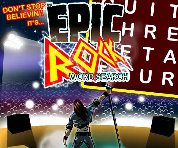 Epic Rock Word Search